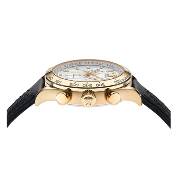 NEW! Versace 44mm Bold Men\'s Gold Case Watch!
